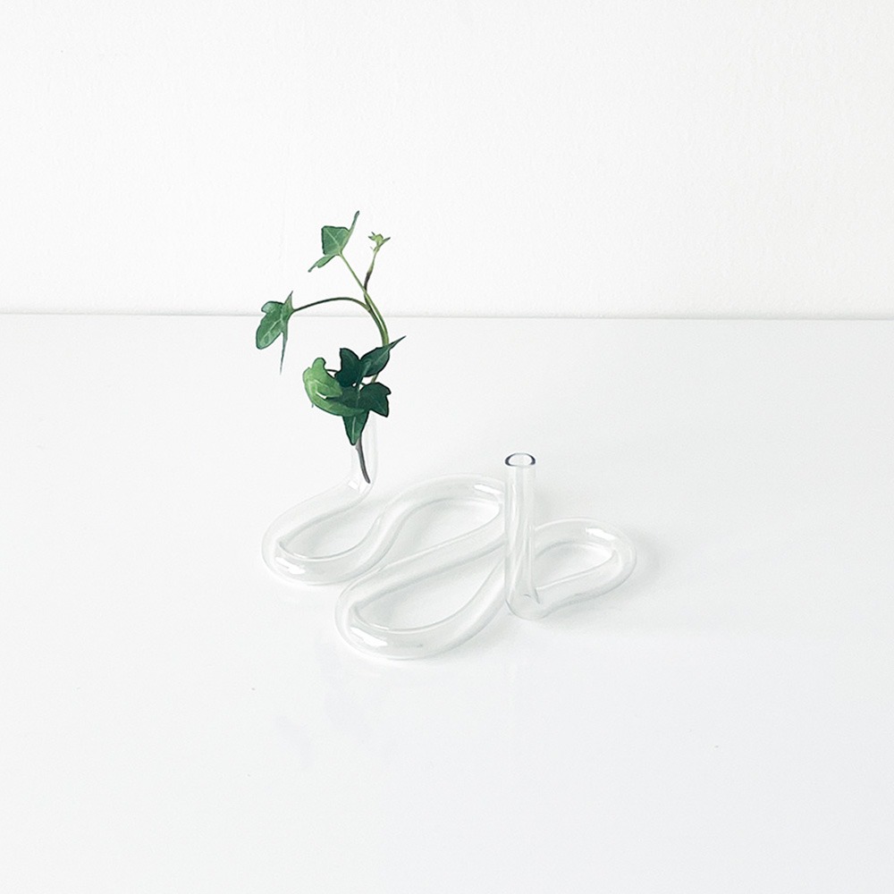 Glass line vase S mini